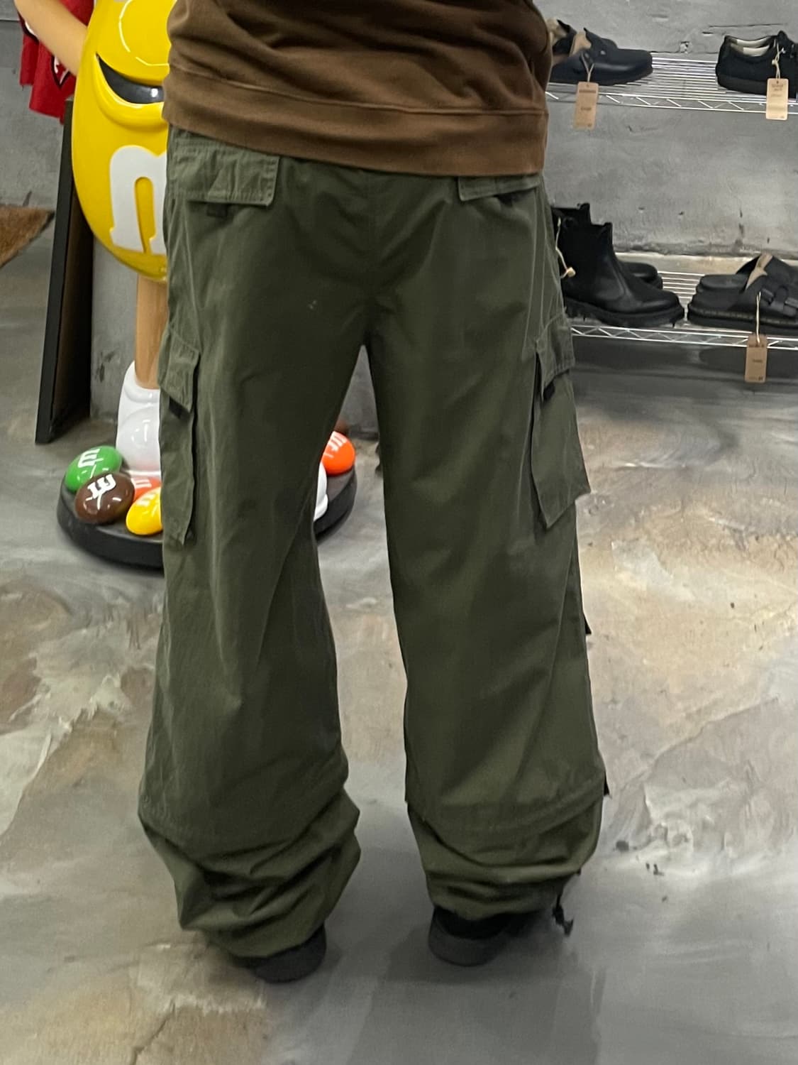 바디 웨이브 컨버터블 와이드 카고팬츠 상품이미지10