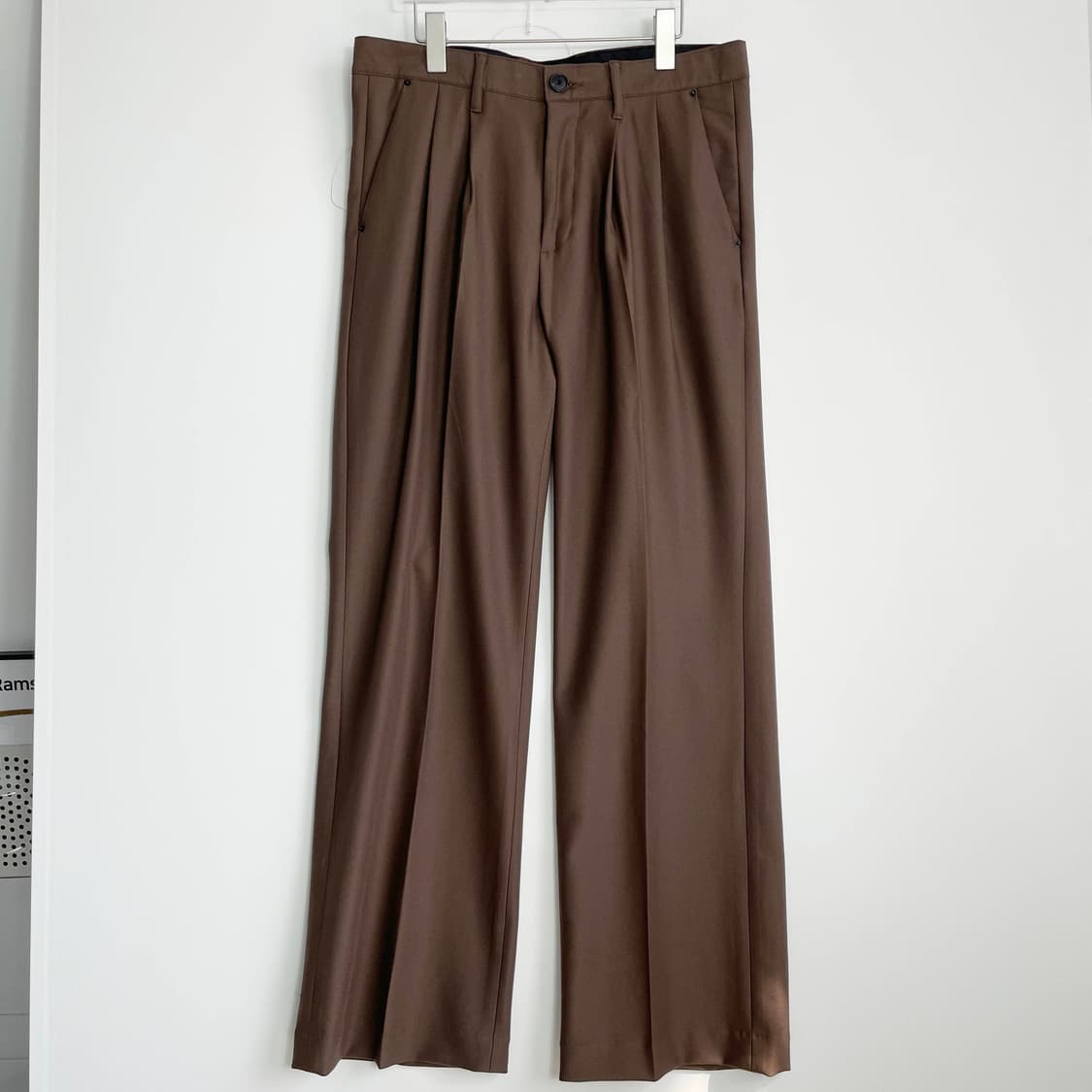 C1 메종미네드(MAISON MINED) 투턱 와이드 슬랙스 34사이즈 상품이미지1