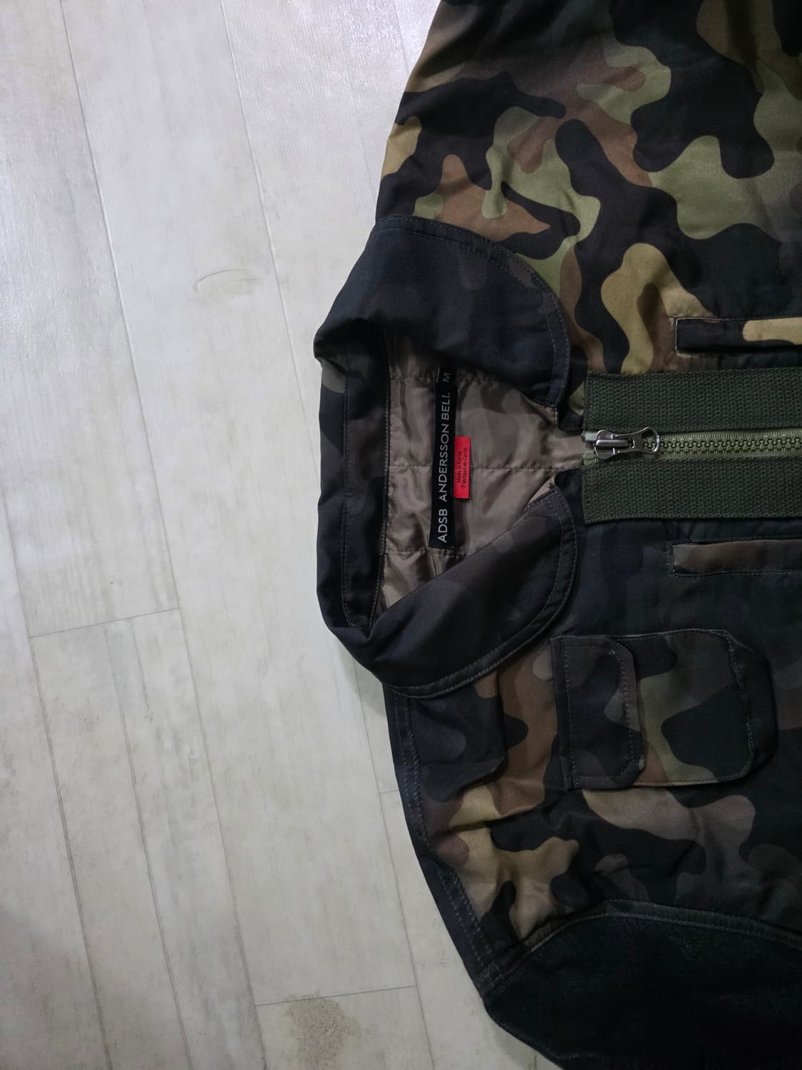 앤더슨벨 카모플라주 집업 데님 자켓 M 상품이미지3