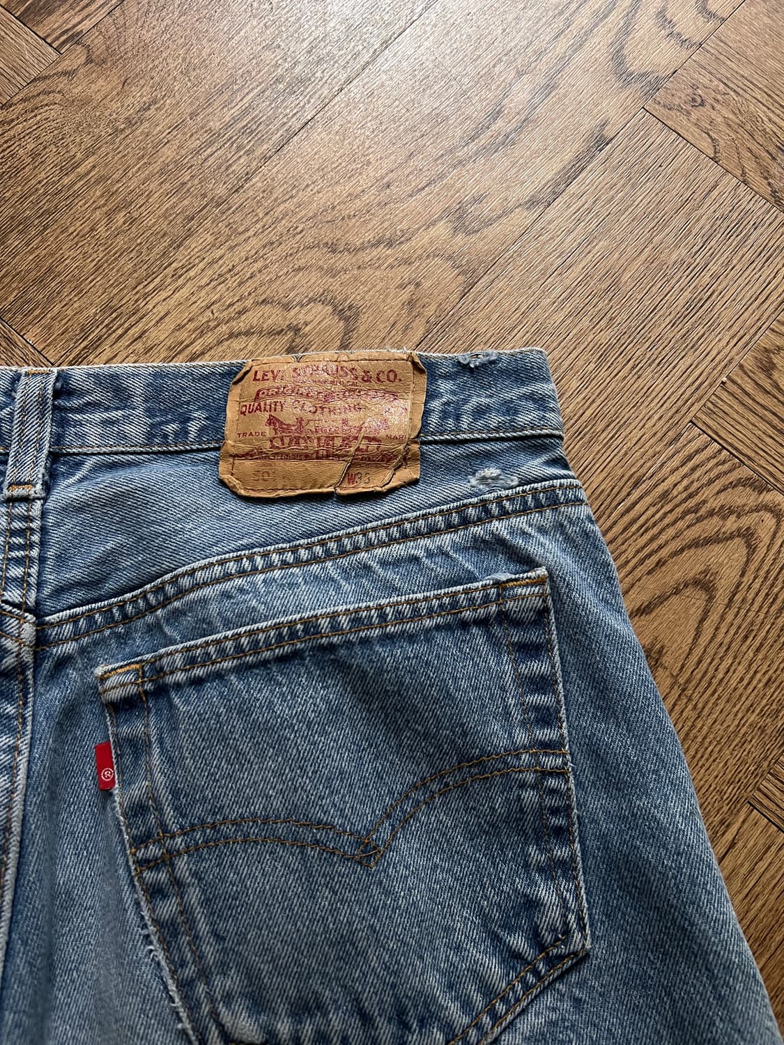 [33]80's 리바이스 501XX USA Made 데님 팬츠 S24 상품이미지6