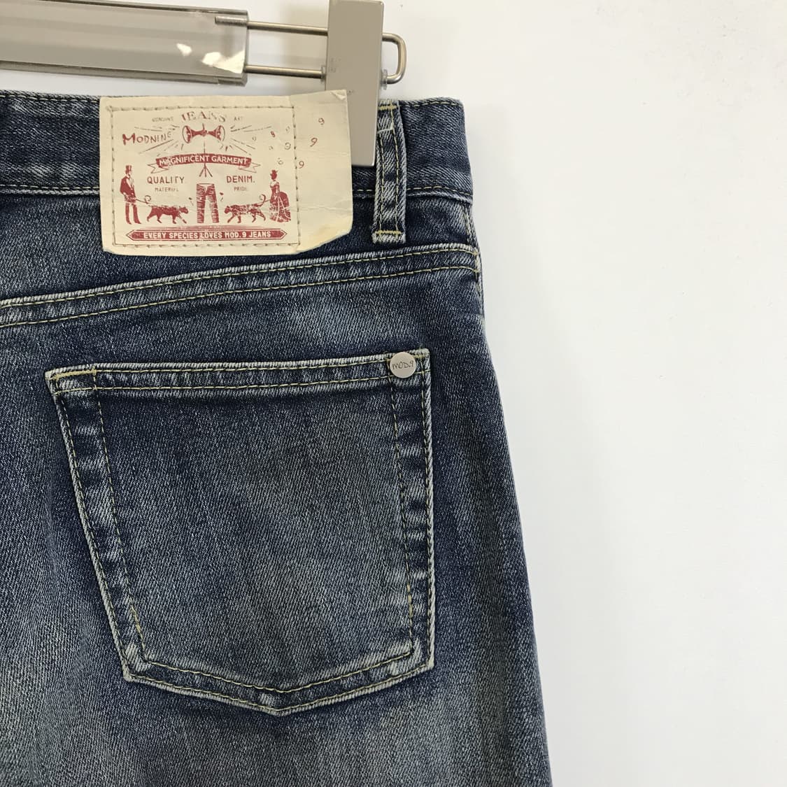 모드나인 MOD7w 와이드 청바지 [28] 상품이미지4