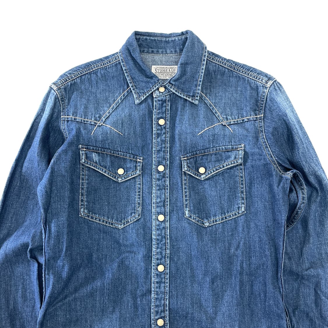 STOOGE & Co western denim shirt 웨스턴 셔츠 상품이미지3