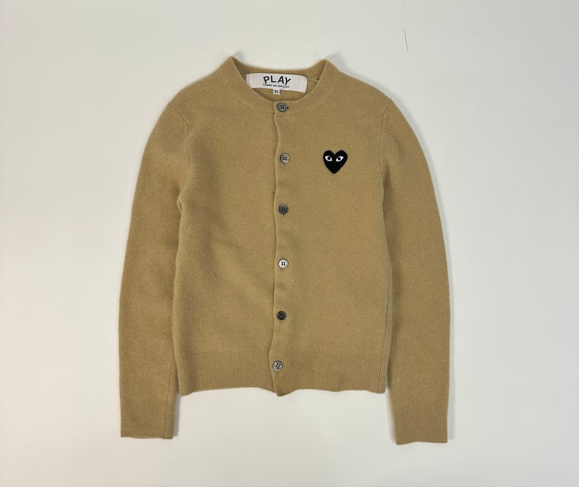 꼼데가르송 플레이 블랙와펜 베이지 가디건 xs 상품이미지2