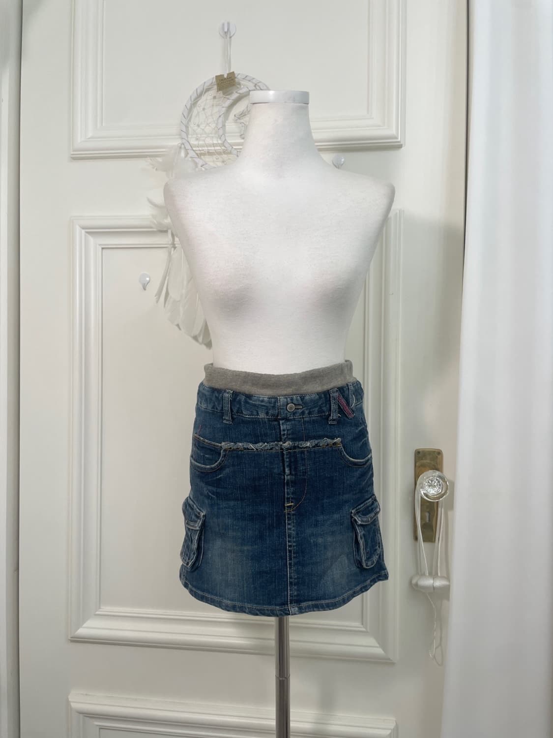 denim waist cotton stitch pocket point y 상품이미지1