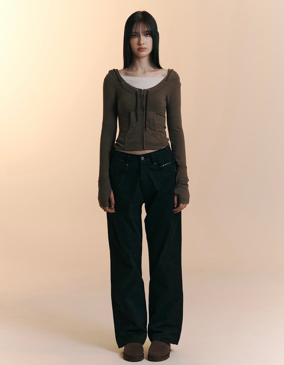 플리즈노팔로우 Alexa ston pant (black m) 상품이미지3