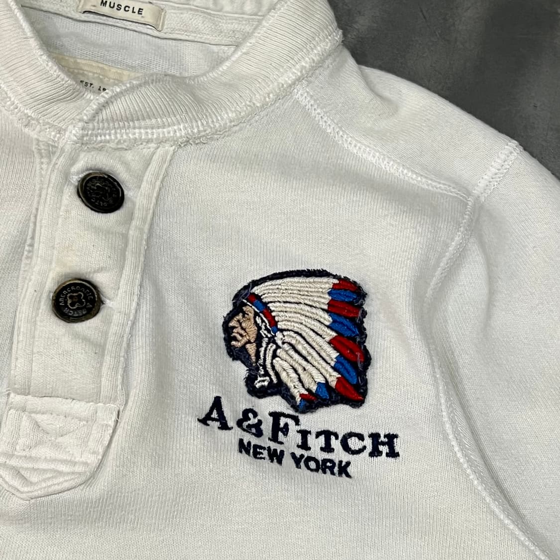  아베크롬비 인디언 헨리넥 반팔티 y16279 상품이미지4