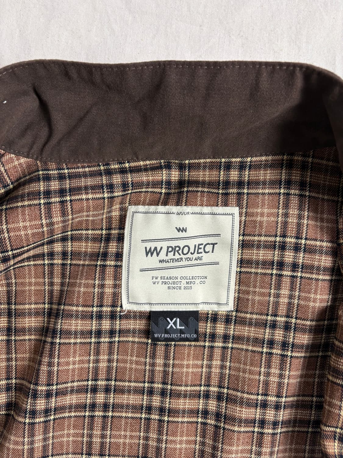 WV Project 스웨이드 자켓 XL 상품이미지4