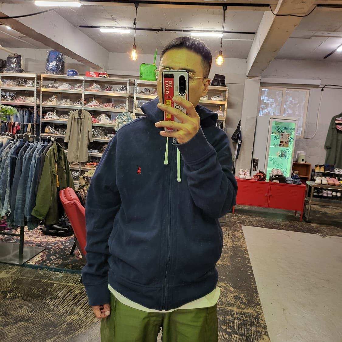 폴로 랄프로렌 후드 집업 (L) 상품이미지3