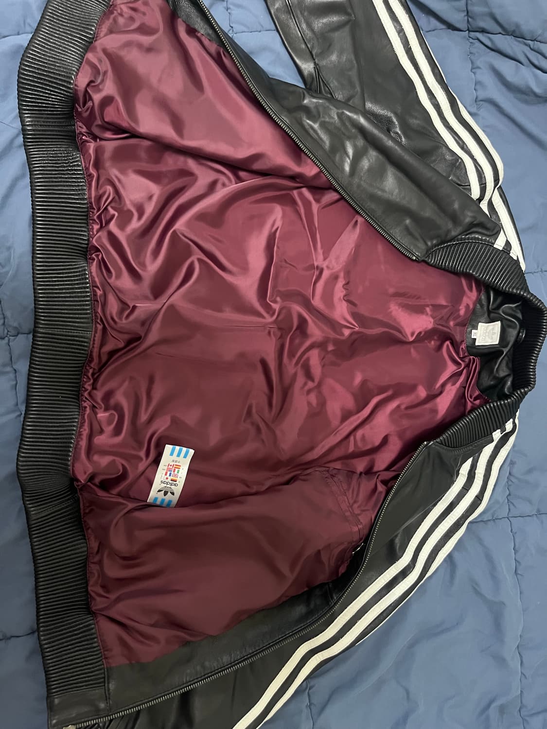 아디다스 빈티지 레더자켓 상품이미지3