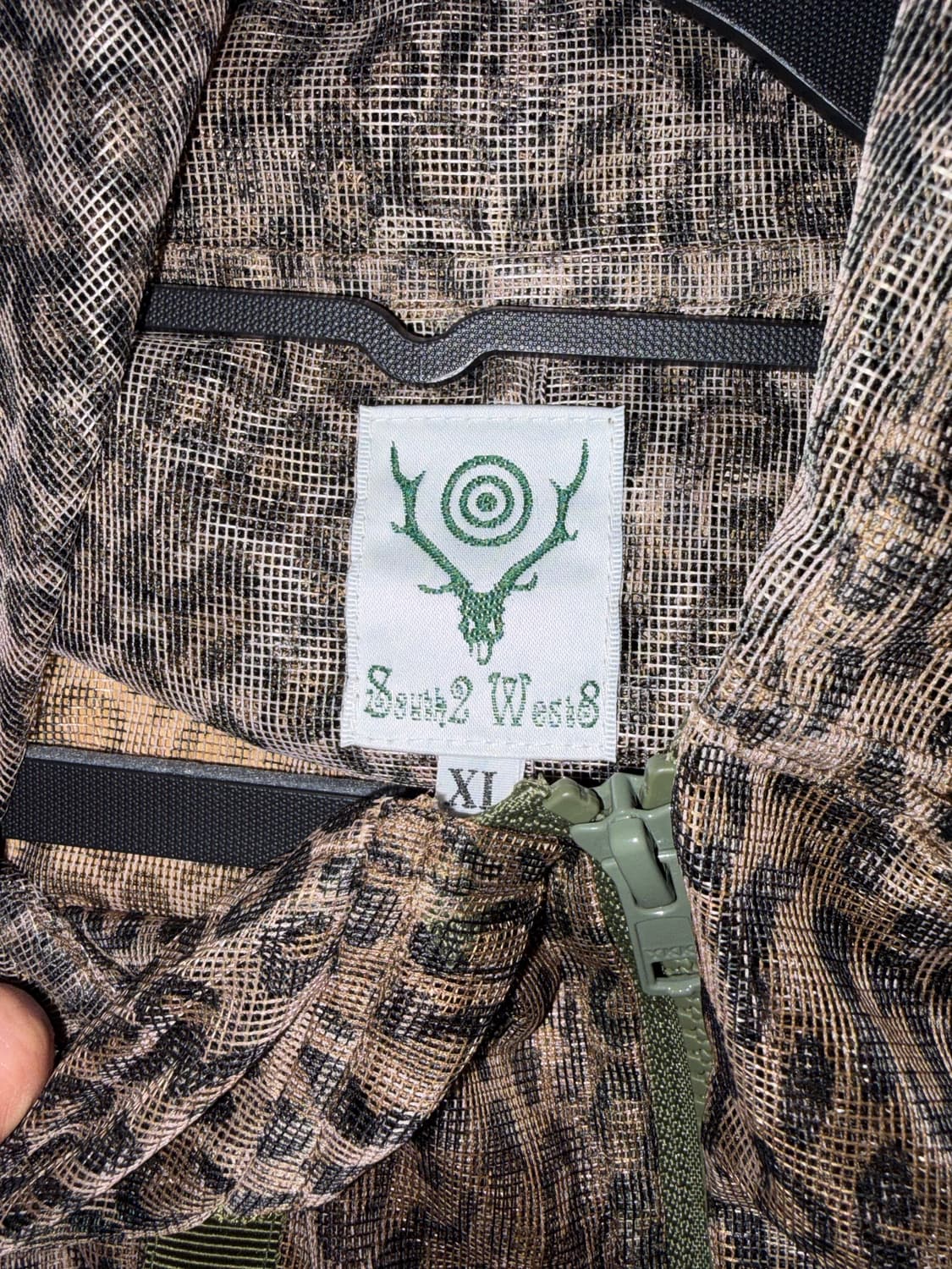 남이서팔 레오파드 시스루 롱자켓 상품이미지2