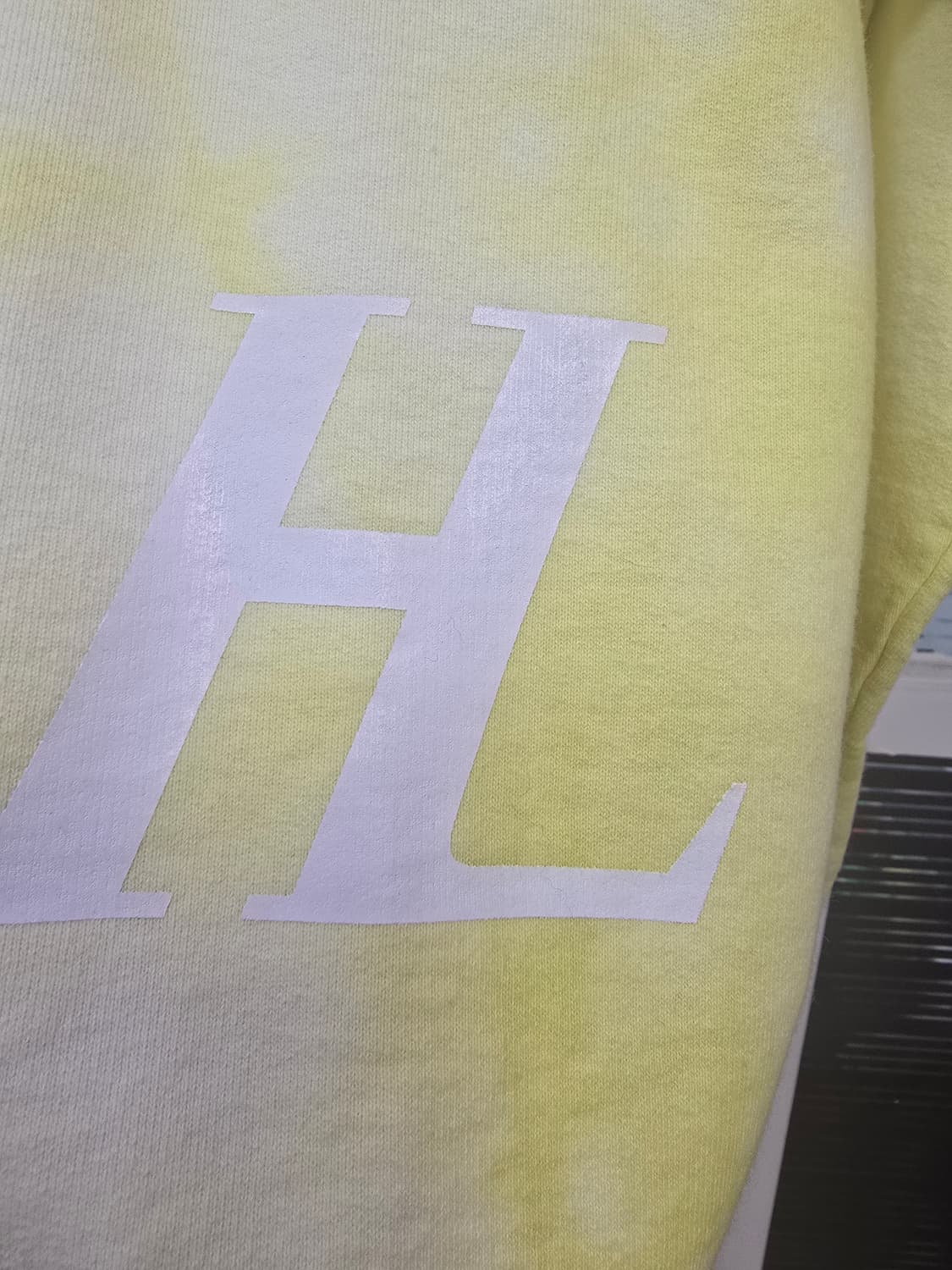 헬무트 랭 옐로우 하프 집업 맨투맨 XL 상품이미지4