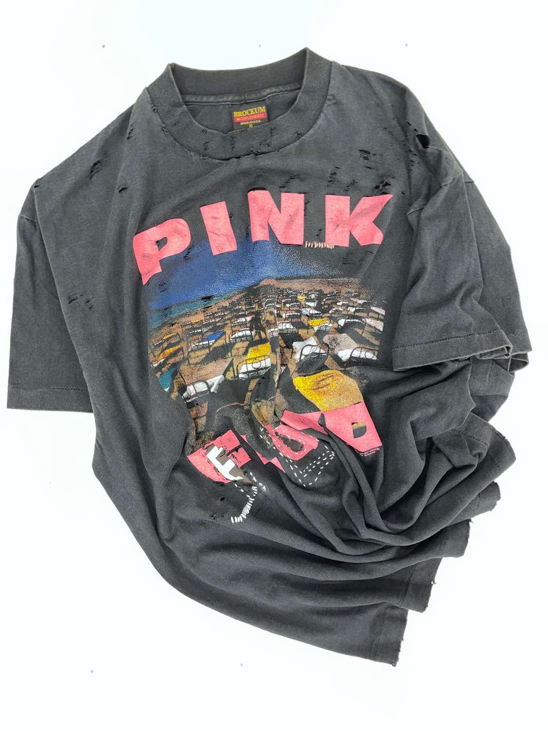 PINK FLOYD / DISTRESSED REWORK T-SHIRT 상품이미지2
