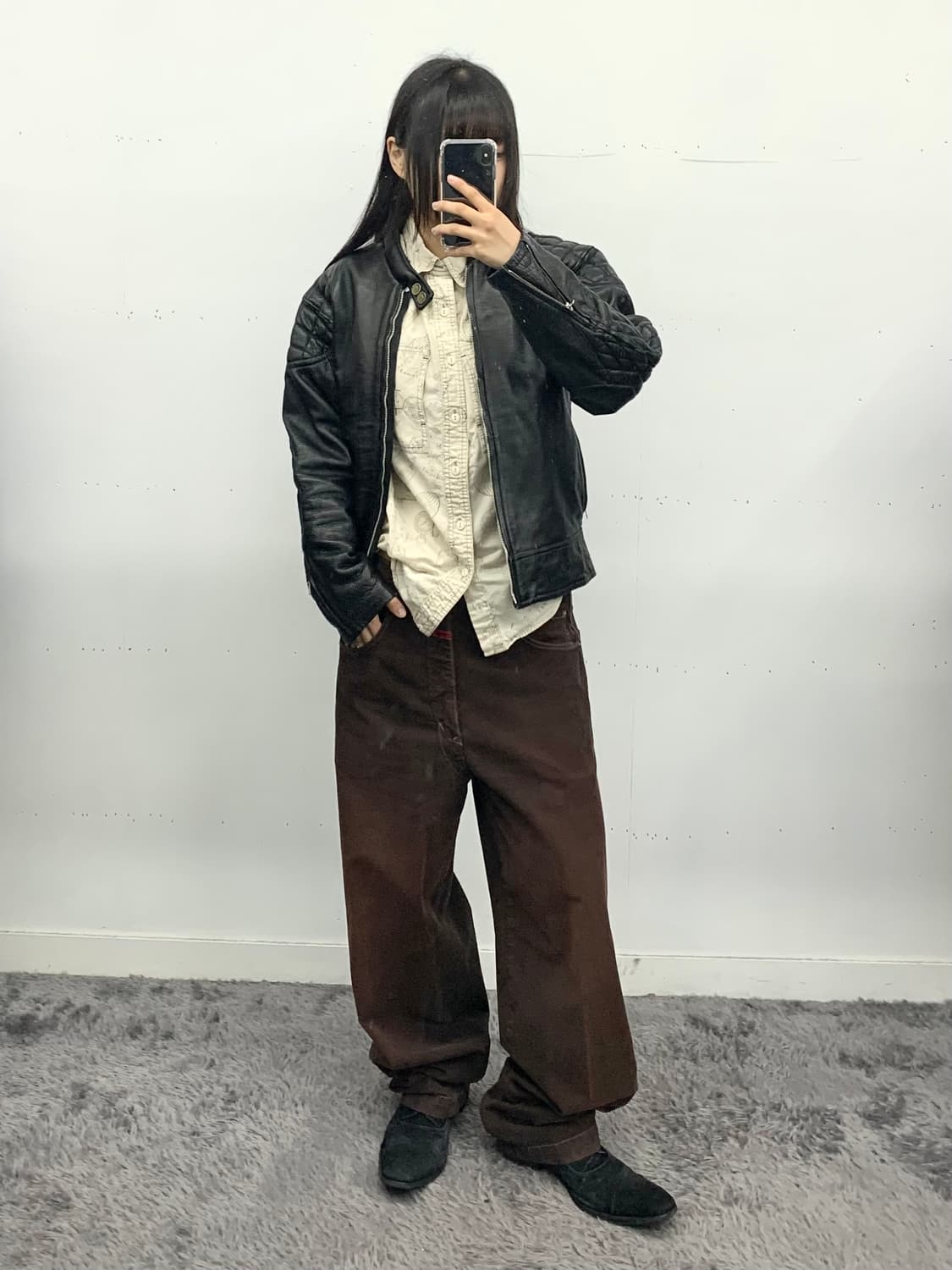 Genuite leather 라이더 레더자켓 상품이미지3