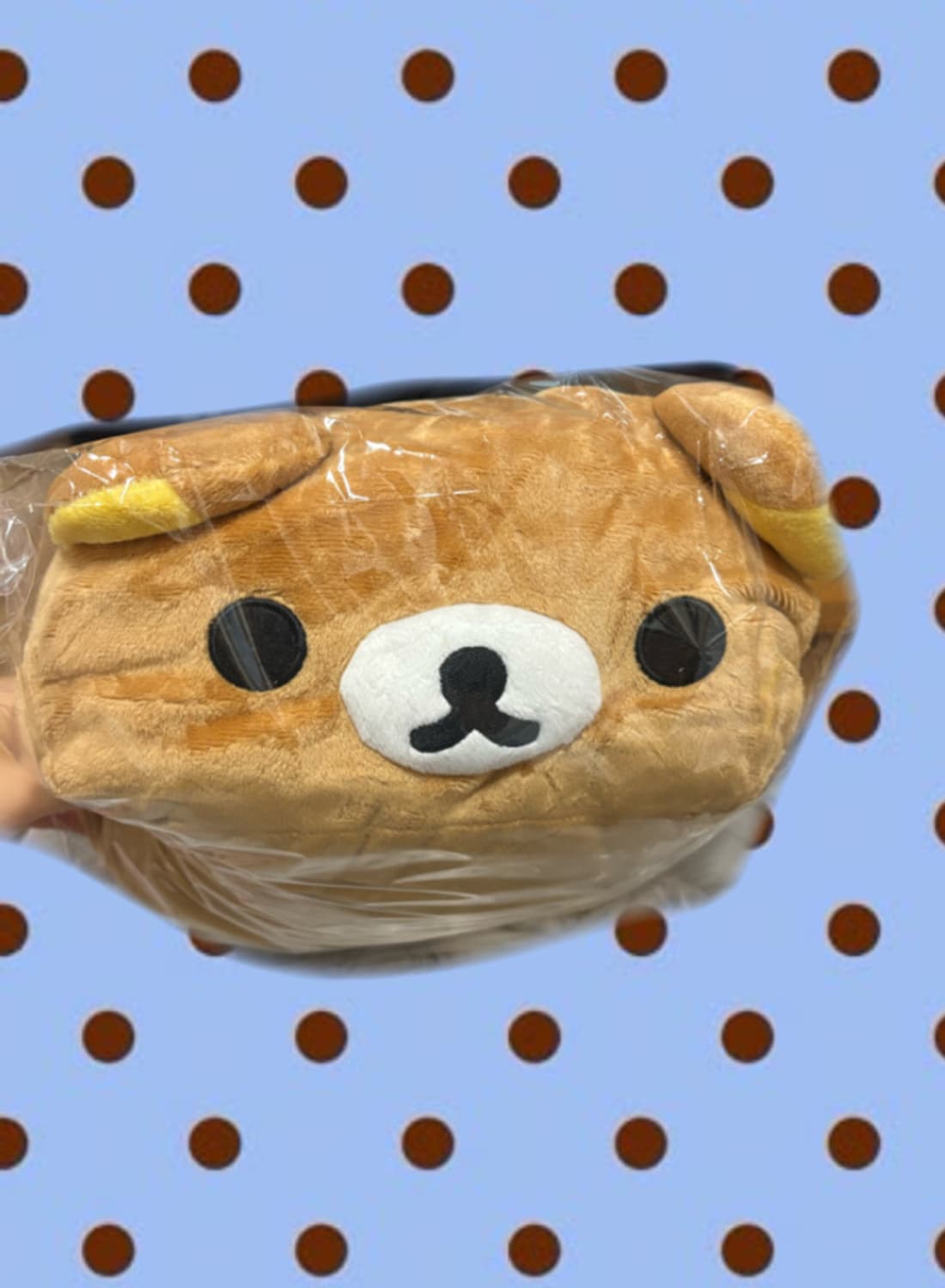 빈티지 리락쿠마 네모 쿠션 방석 상품이미지1