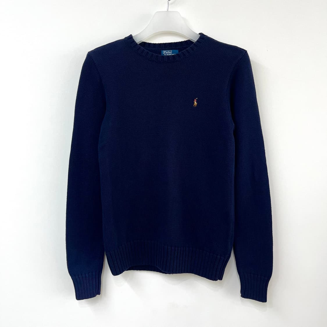 폴로 랄프로렌 멀티포니 네이비 코튼 니트 상품이미지2