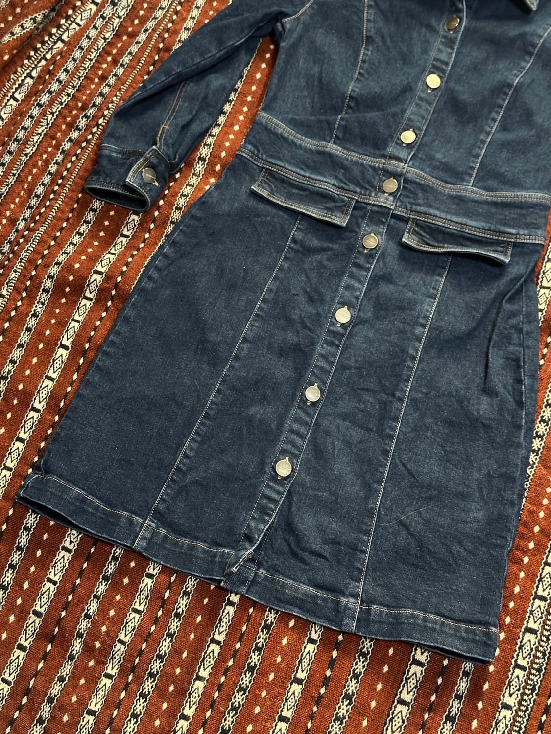 마시모두띠 데님 셔츠 원피스 M 상품이미지3