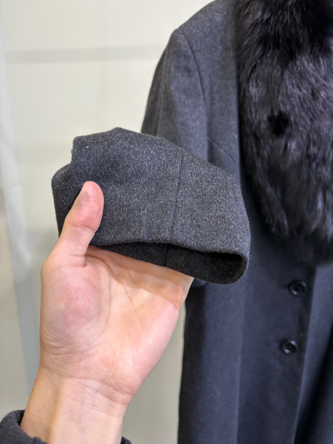 MITSUKOSHI (CASHMERE 100%) 코트 상품이미지4