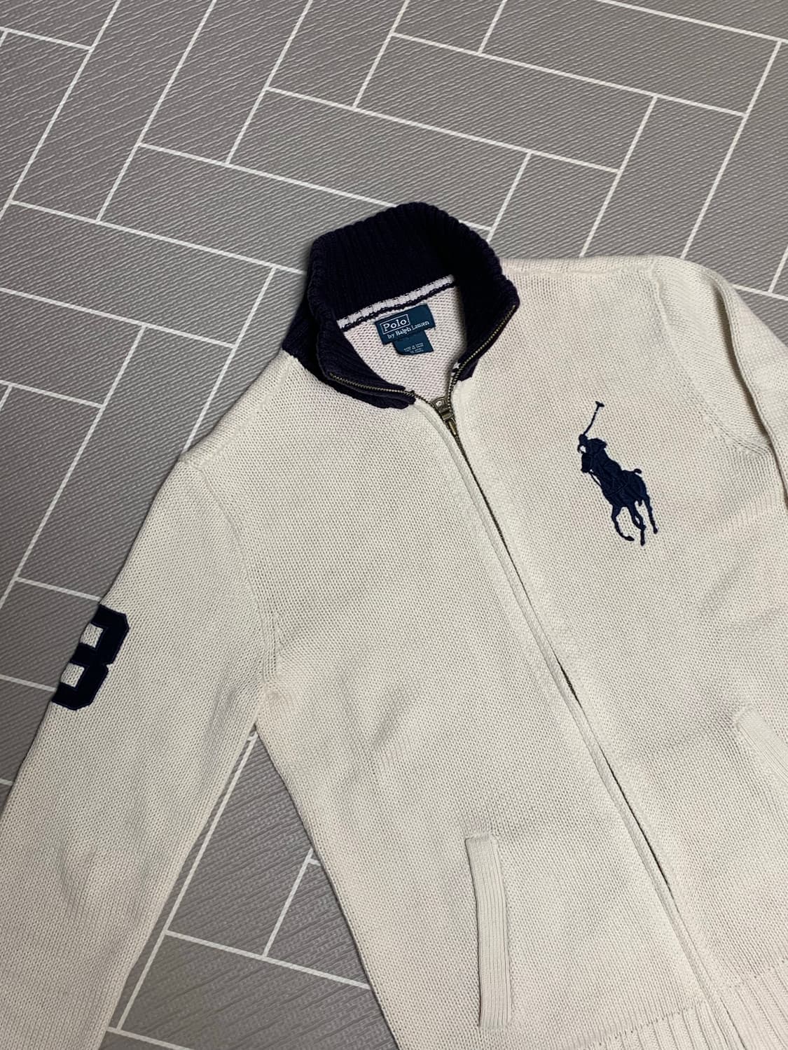 폴로 빅포니 니트집업  상품이미지2