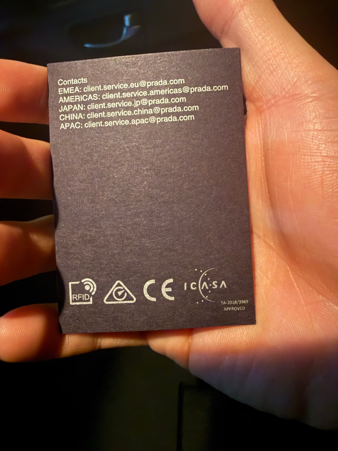 프라다 사피아노 카드지갑 상품이미지3