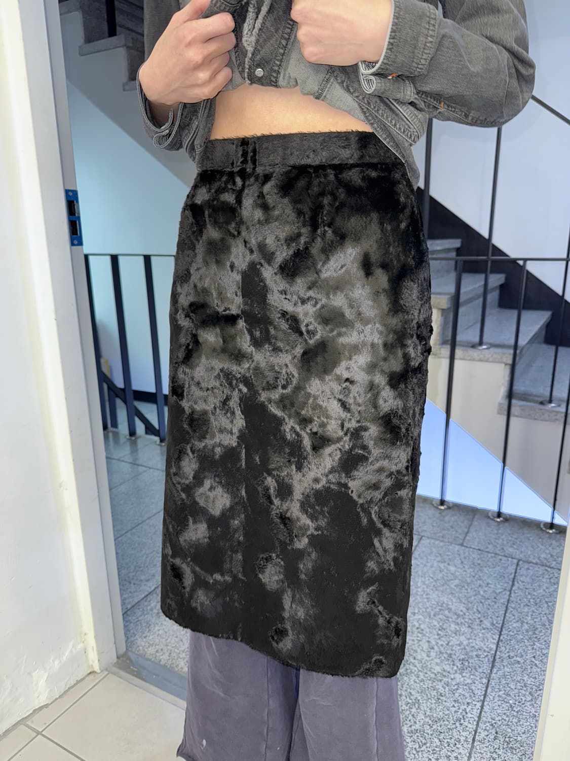 fur skirt 상품이미지3