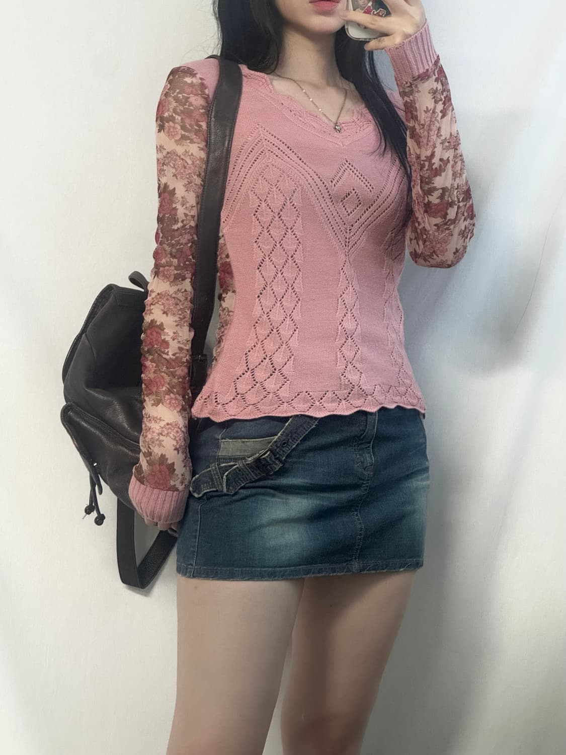 버버리 블루 라벨 벨티드 데님 스커트 상품이미지3