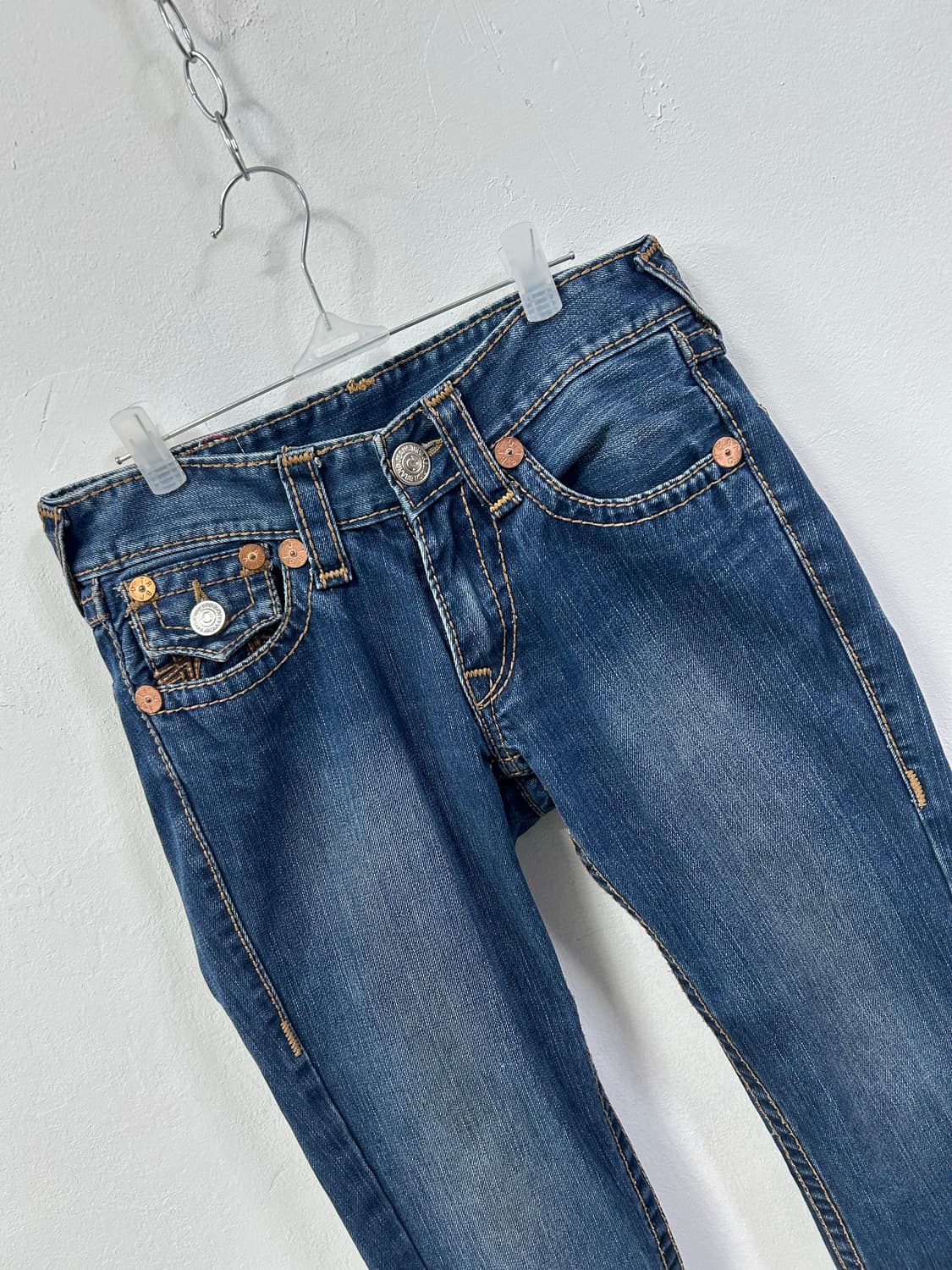 [TRUE RELIGION] 트루릴리전 성조기 스티치 데님 팬츠 상품이미지5