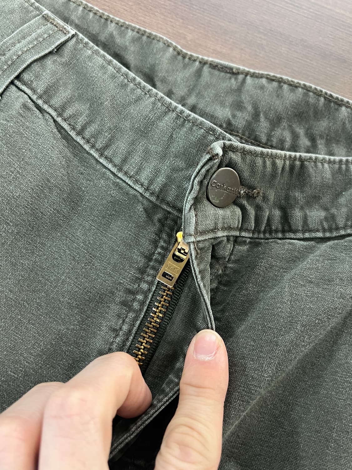 Carhartt 칼하트 던가리 핏 워크웨어 카고 팬츠 상품이미지5