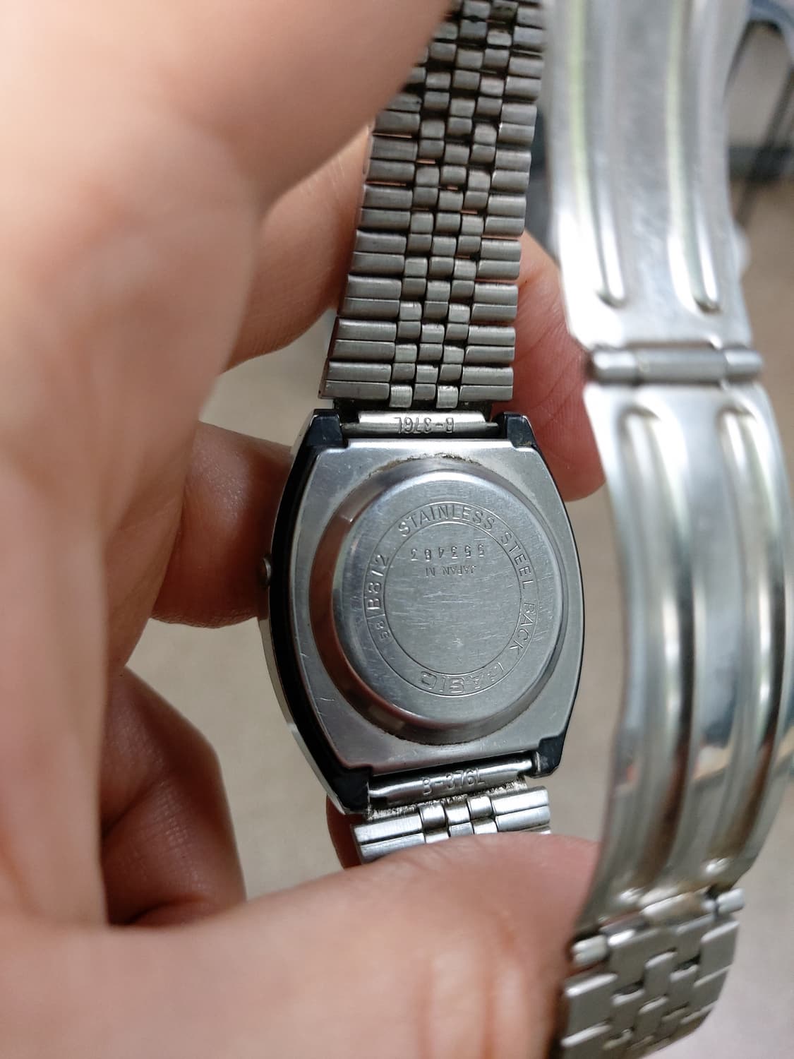 카시오 메탈 밴드 전자시계 상품이미지4