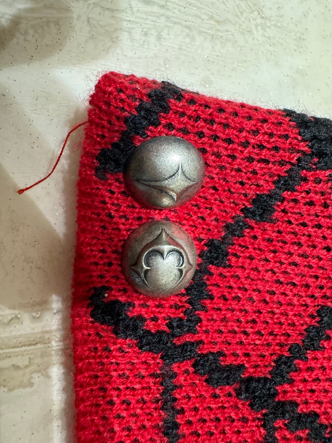 떠그클럽 스파이더 비니 레드 상품이미지4