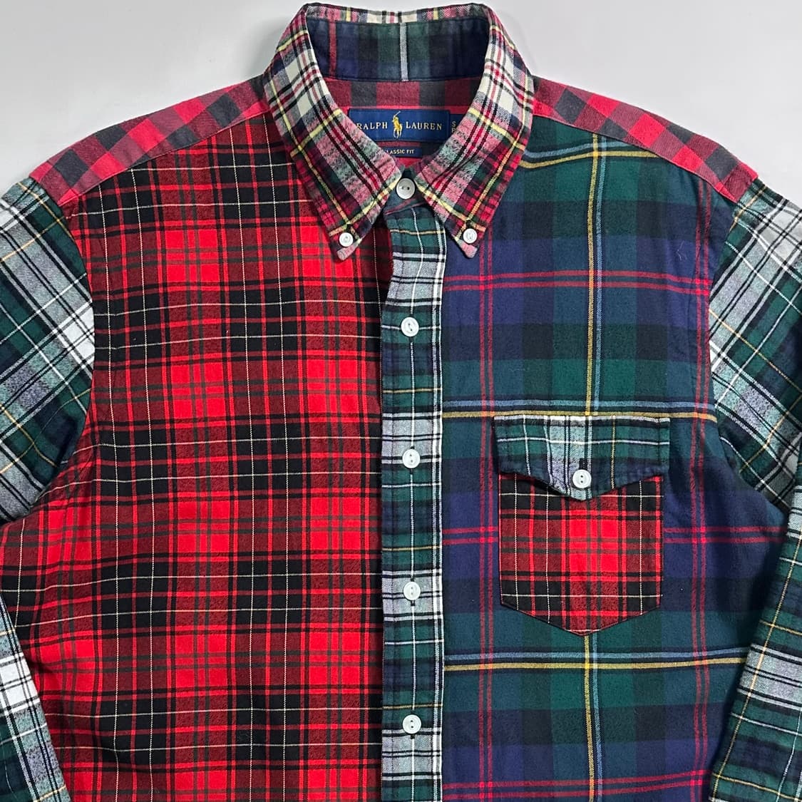 폴로 랄프로렌 패치워크 셔츠 상품이미지2