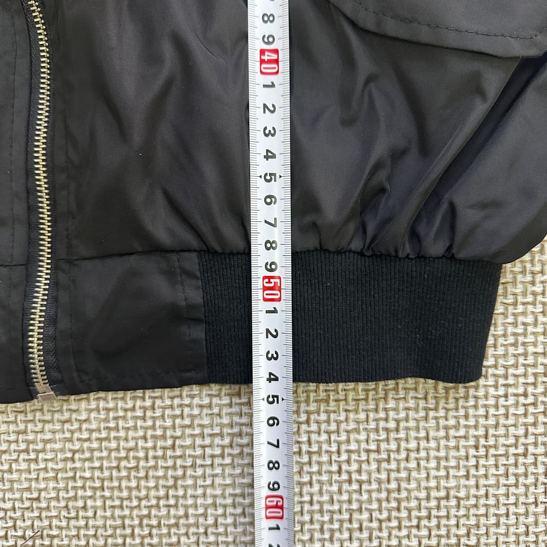 실측확인 TTER 봄버 항공 자켓 0508D 상품이미지5