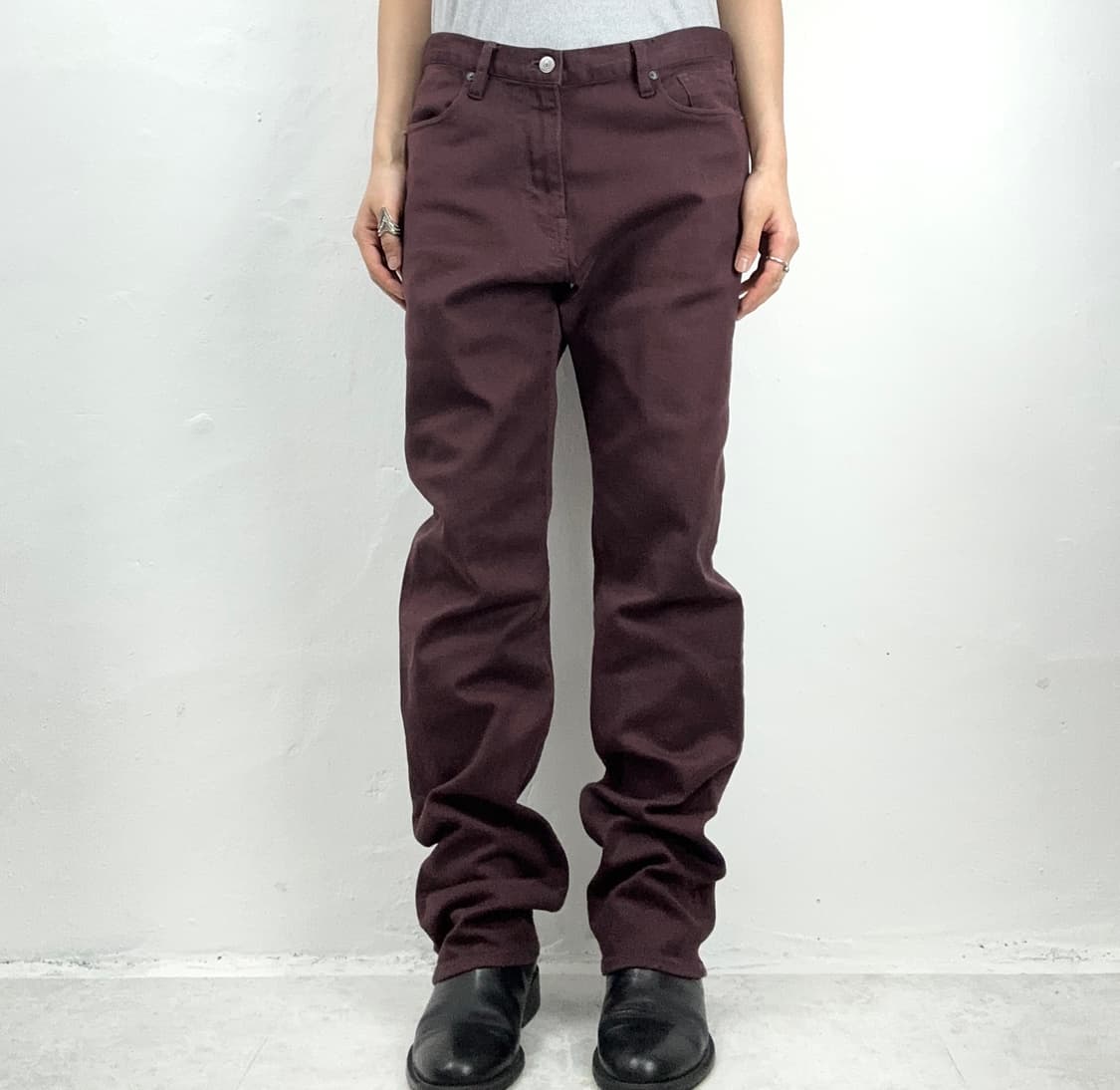 Paul Smith Burgundy Stretch Pants 상품이미지1