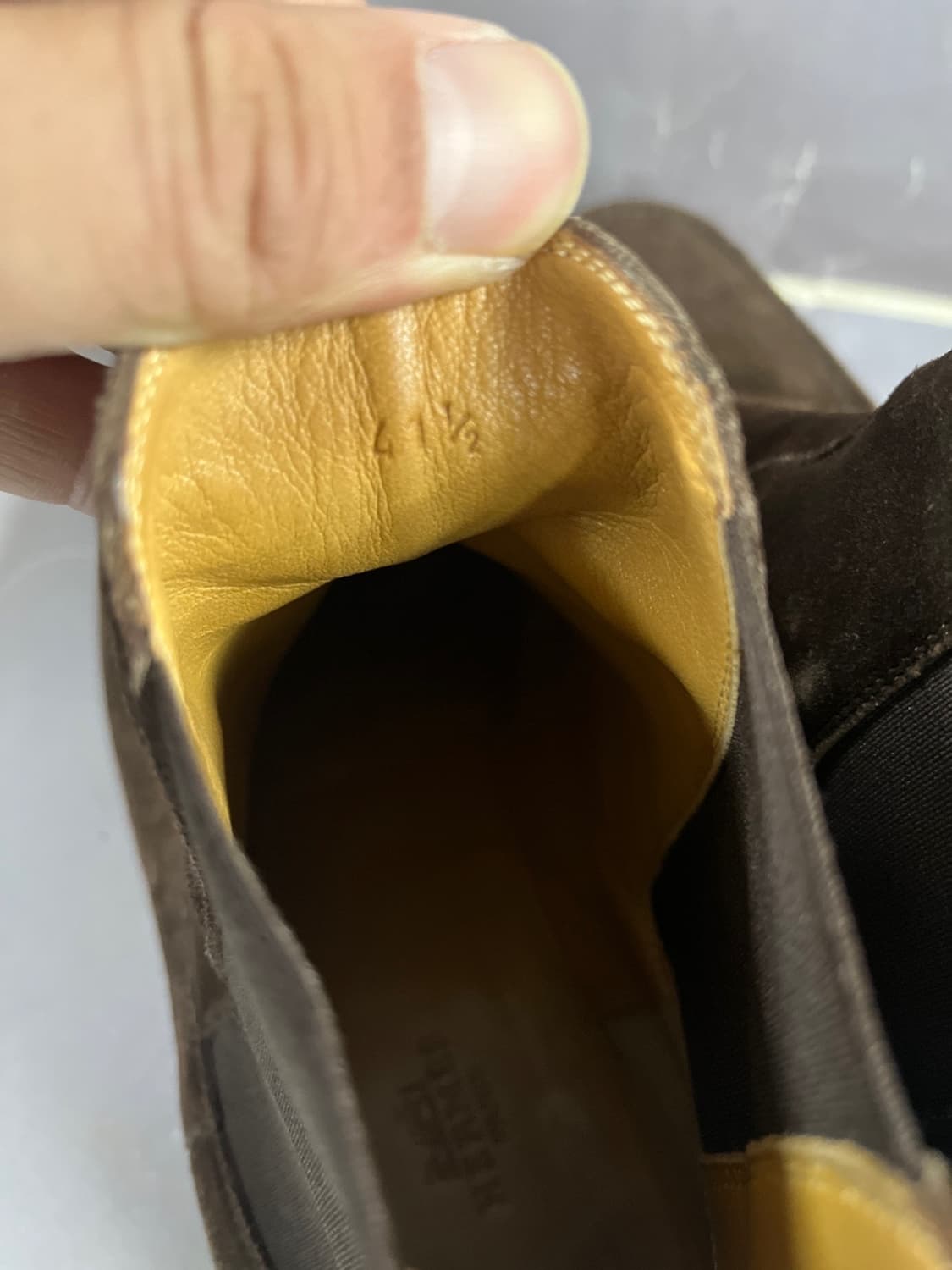 에르메스 브라운 첼시부츠 41.5 상품이미지6