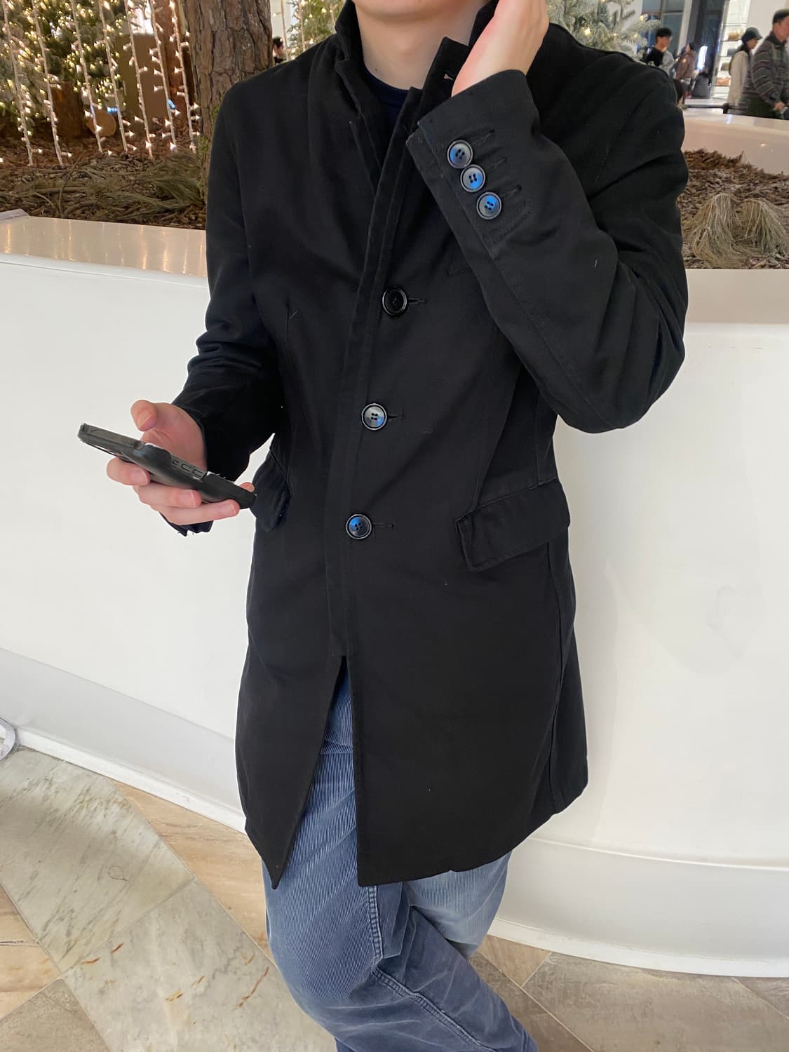 꼼데가르송 블랙 코트 M 상품이미지1