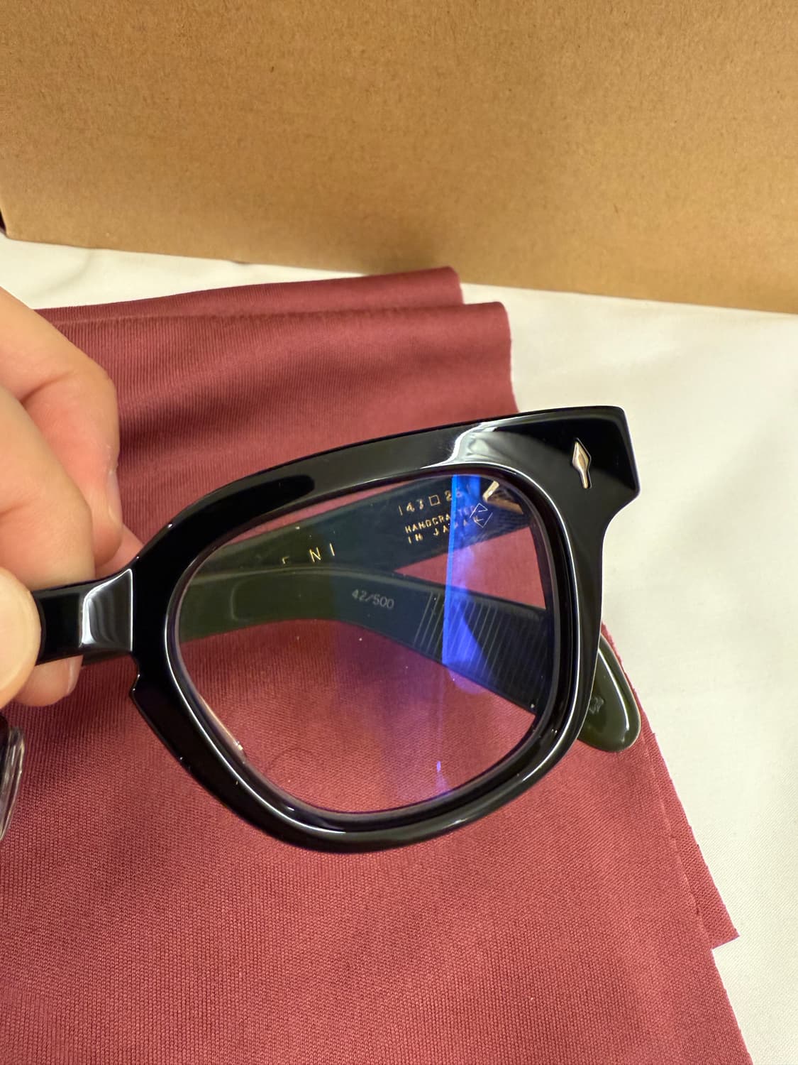 자크마리마지 안경 줄리엔 블랙 새제품급 판매 상품이미지8