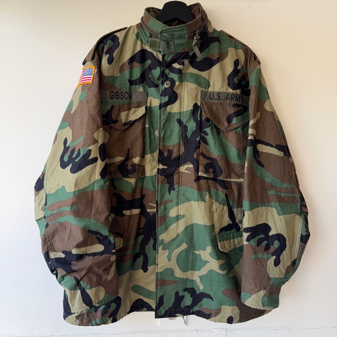 90s US Army M65 우드랜드 필드 자켓 100-105 상품이미지1