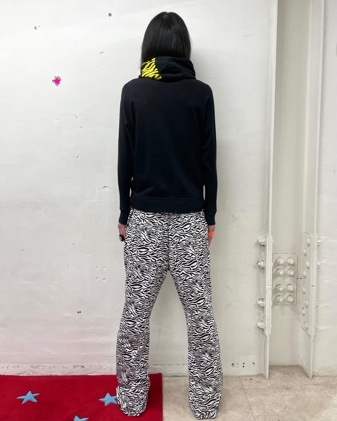 Yellow Star Hoodie Lettering Hoodie 상품이미지9