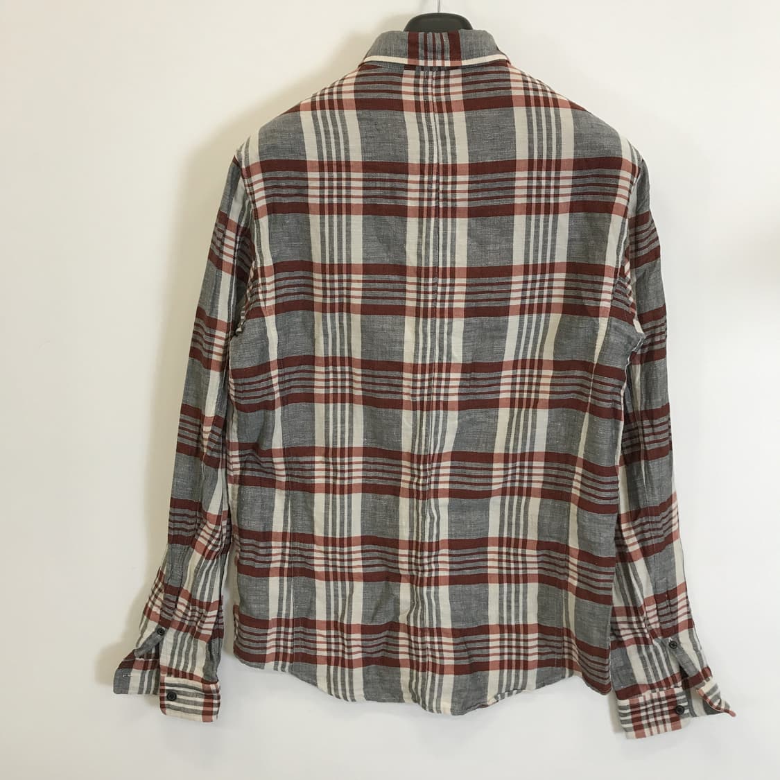 타임옴므 린넨 체크셔츠 [95] 상품이미지3