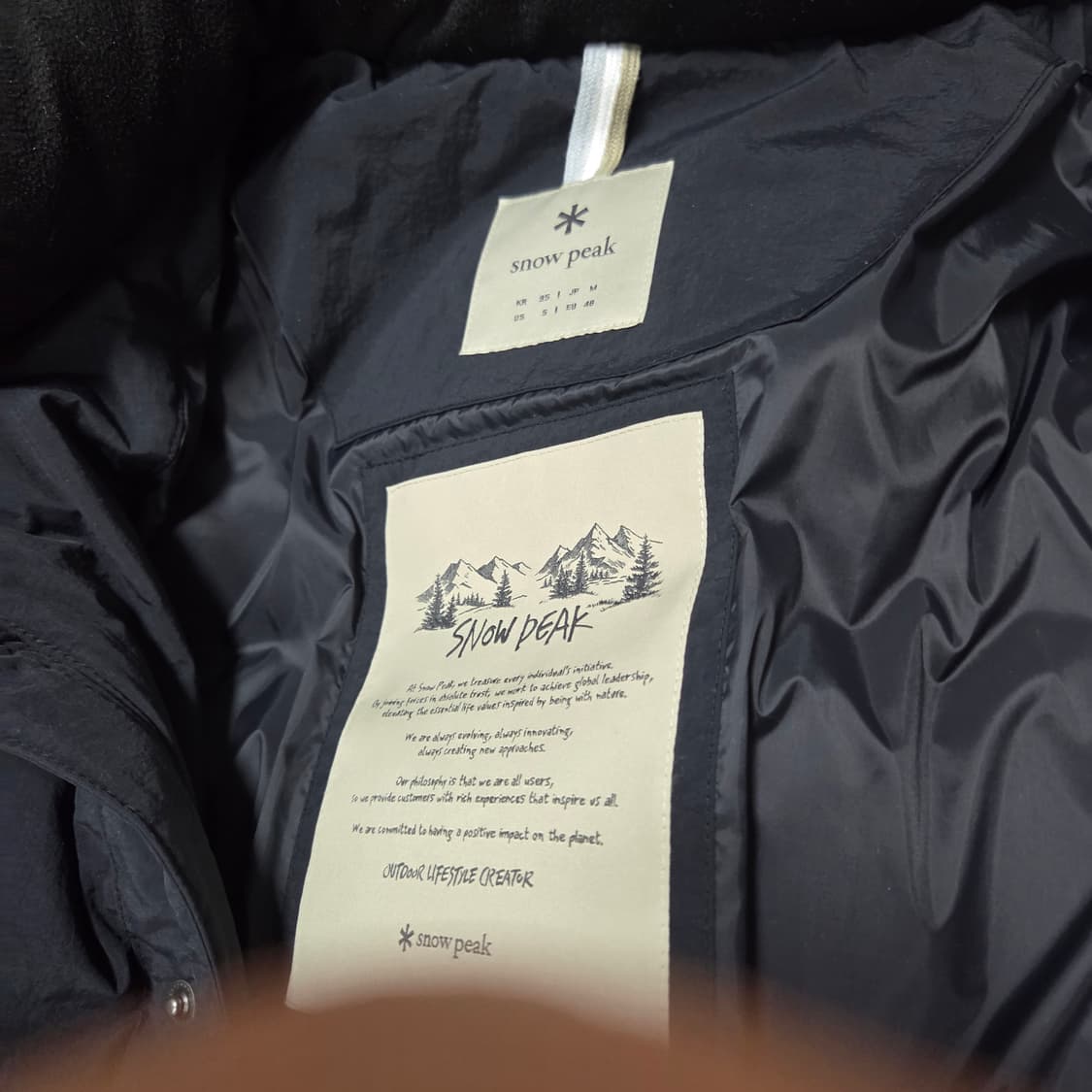 스노우피크패딩 S 상품이미지5