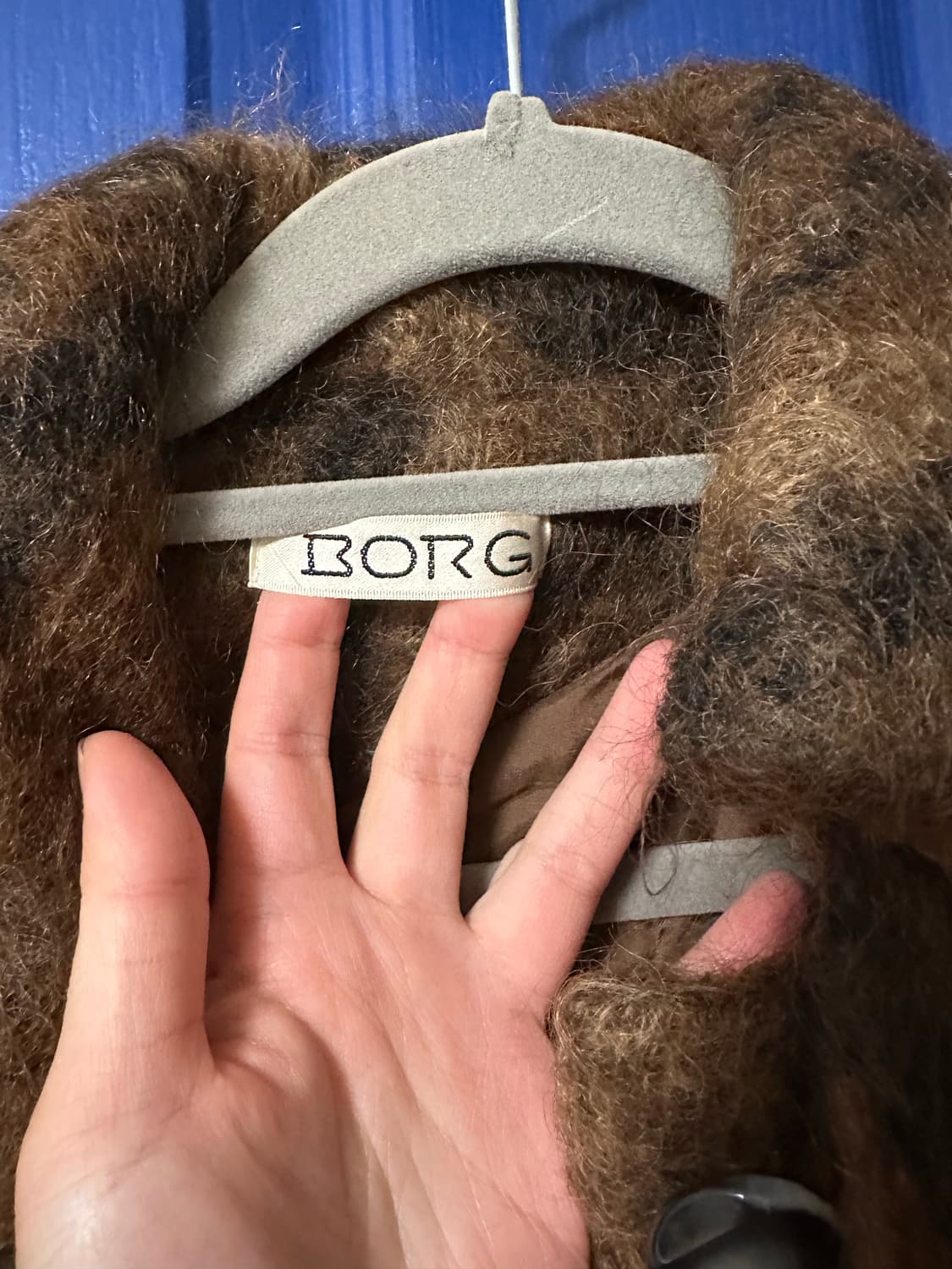 빈티지 스트라이프 모헤어 코트 상품이미지3