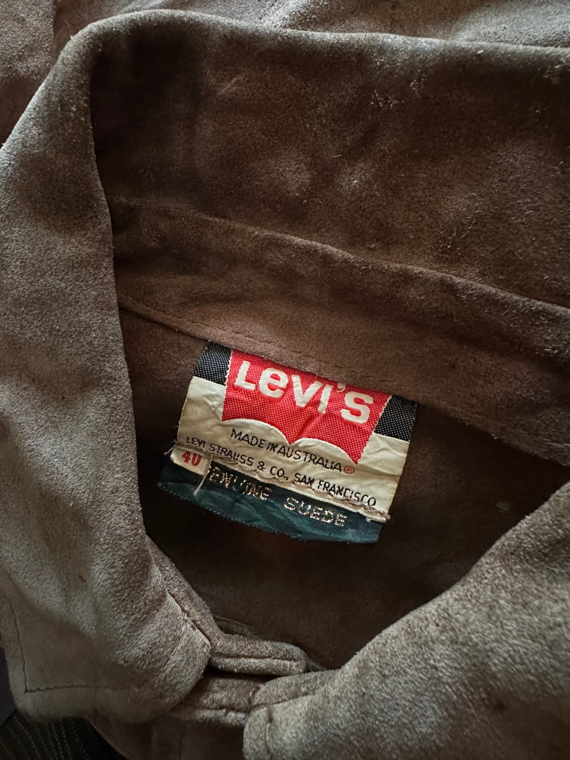 60s 70s Levis Big "E" 3rd Suede Jacket 상품이미지9
