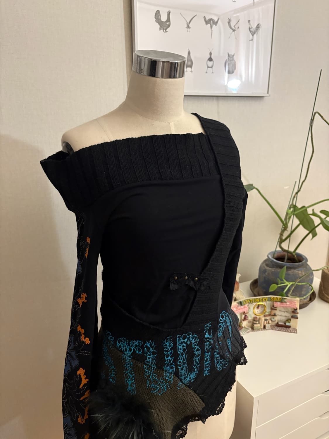 One shoulder knit 상품이미지3