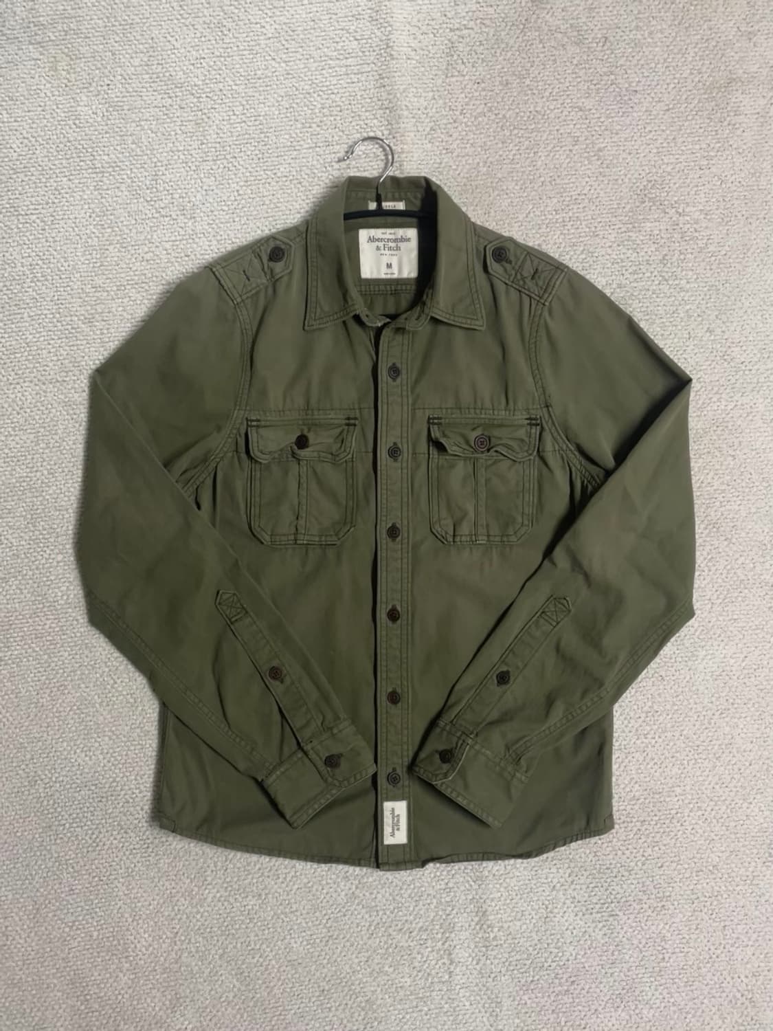 M) 아베크롬비 필드 셔츠 올리브 상품이미지2