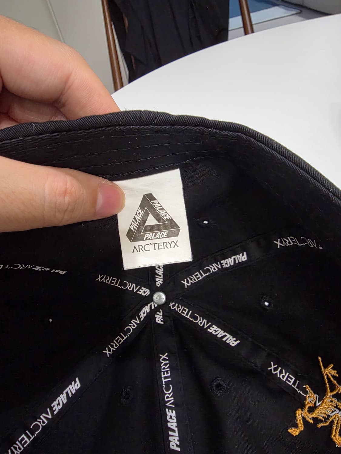 팔라스 x 아크테릭스 6-패널 캡 블랙 - 20FW 상품이미지7