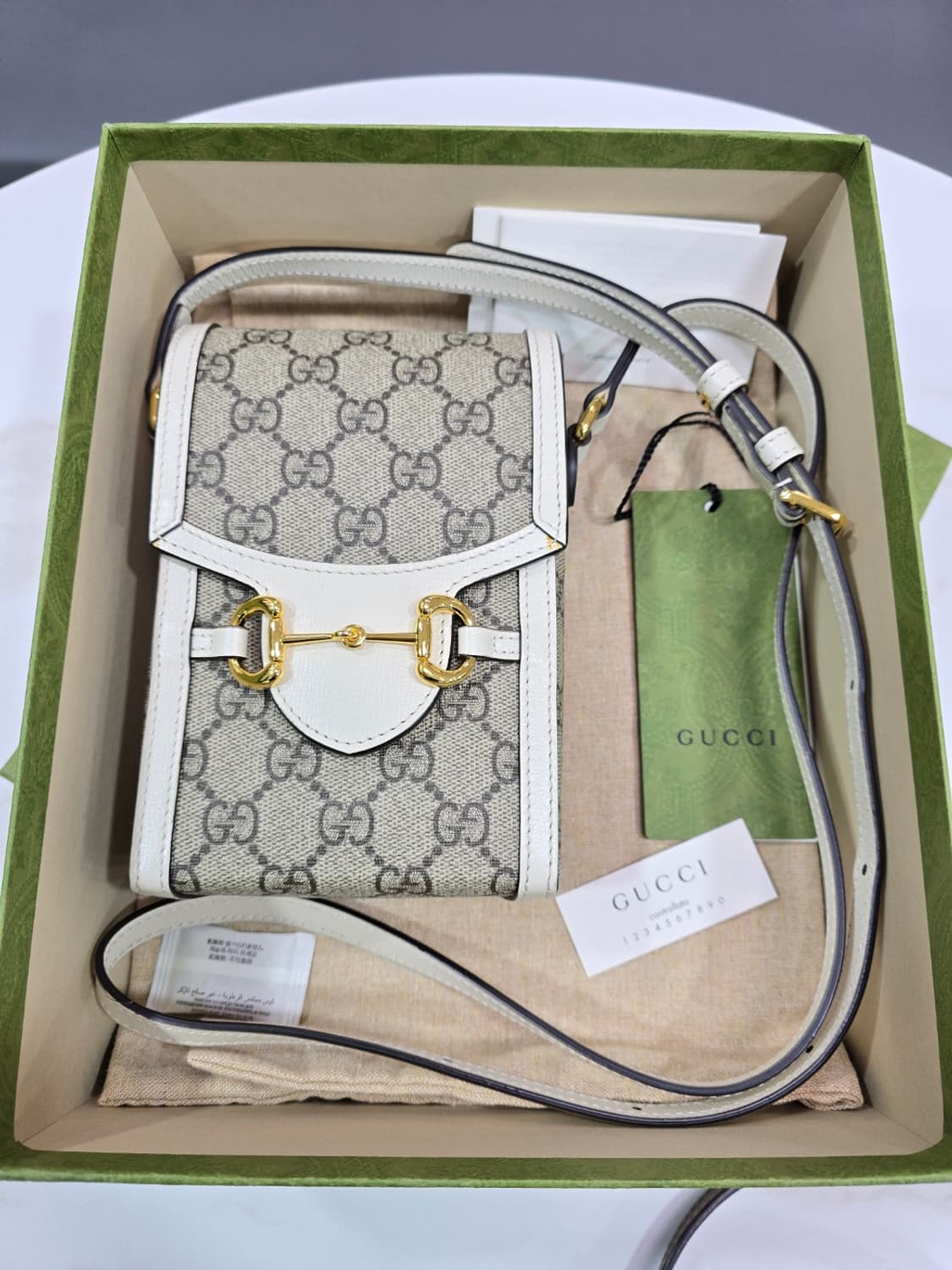 [상태최상급] 구찌 홀스빗 1955 폰홀더 미니 크로스백 상품이미지7