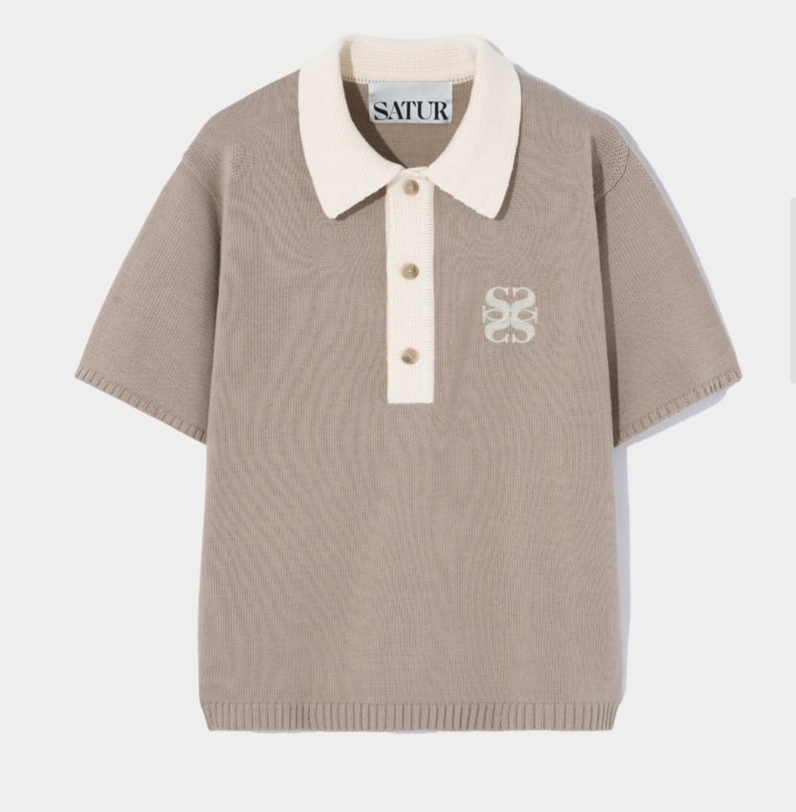세터 Satur 나폴리 소프트 코튼 폴로 니트 상품이미지1