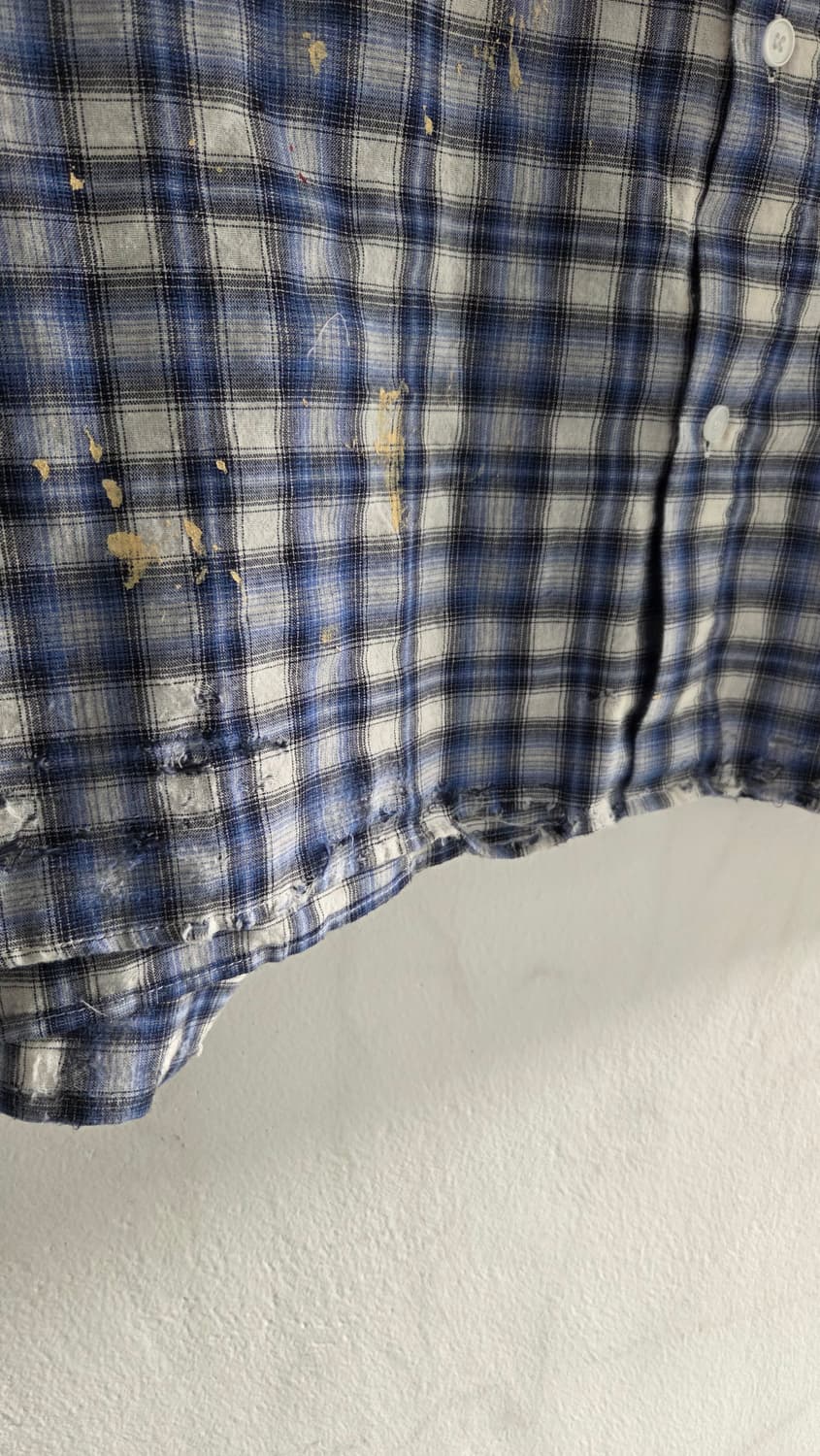 빈티지블루체크셔츠 상품이미지4