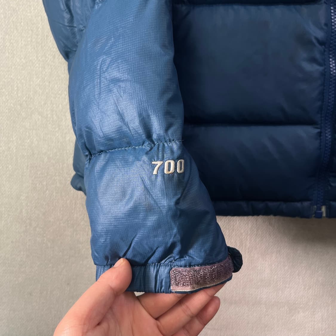 W 90 노스페이스 1996 눕시700 블루 패딩 상품이미지5