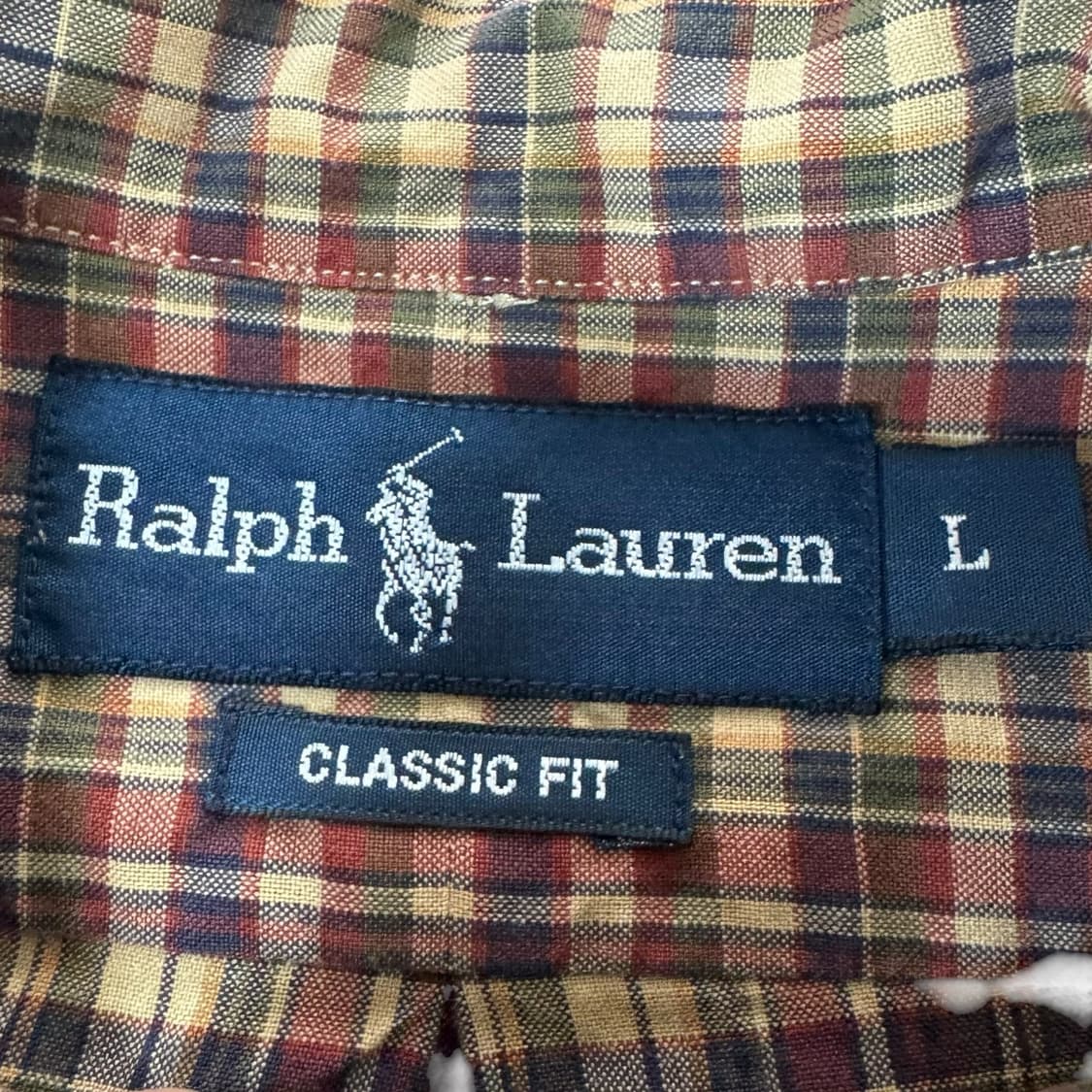 폴로 랄프로렌 체크 셔츠 상품이미지4