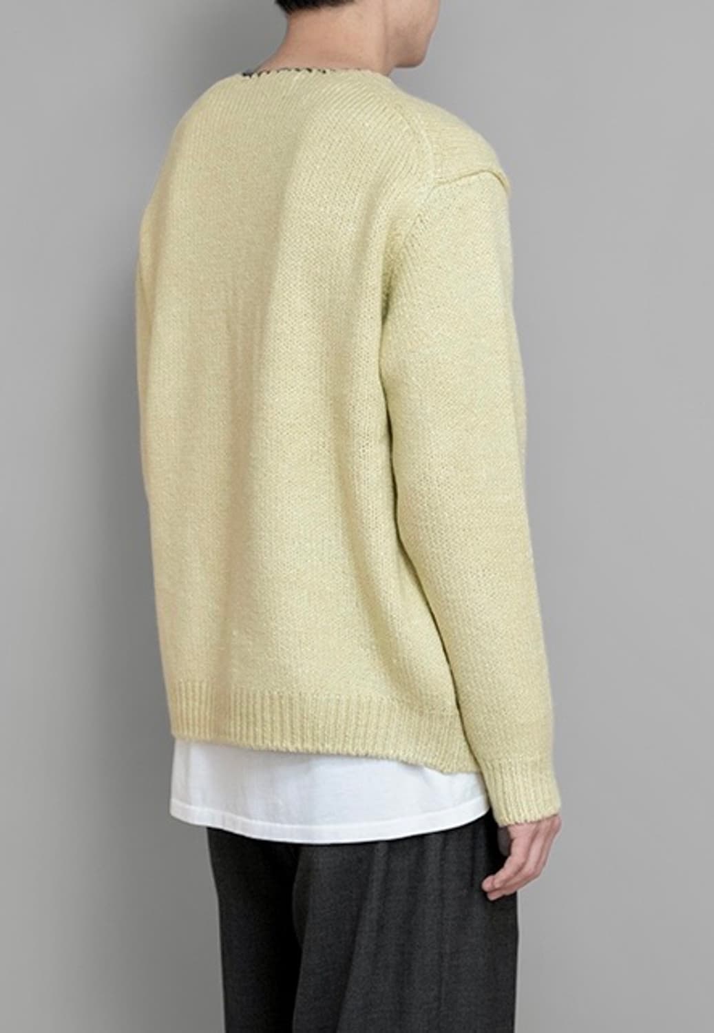 AURALEE 오라리 실크 울 카멜 믹스 니트 가디건 상품이미지7